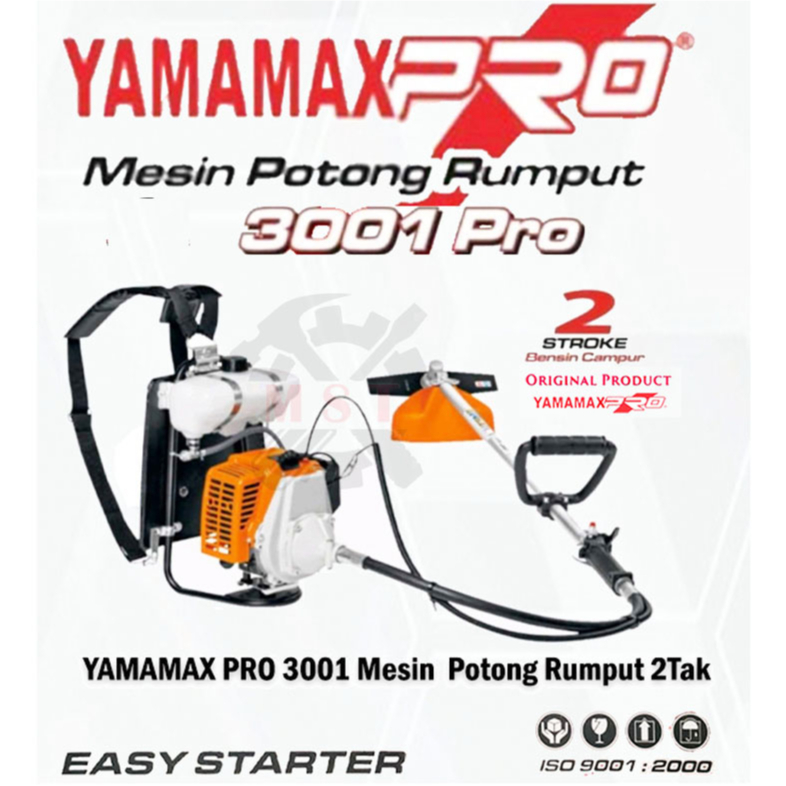 YAMAMAX PRO 3001 Mesin Potong Rumput Gendong 2Tak Brush Cutter 2 Tak 3001PRO 3001 PRO