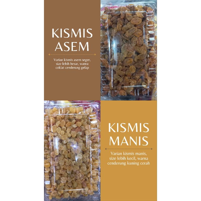 

KISMIS MANIS DAN ASAM