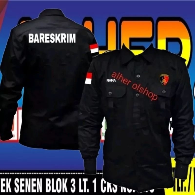 kemeja Bareskrim baju Bareskrim seragam Bareskrim Pdh Bareskrim Pdl Bareskrim kemeja kerja Bareskrim