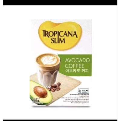 

Tropicana Slim Avocado Coffee isi 8 Sachet Tanpa Gula Pasir