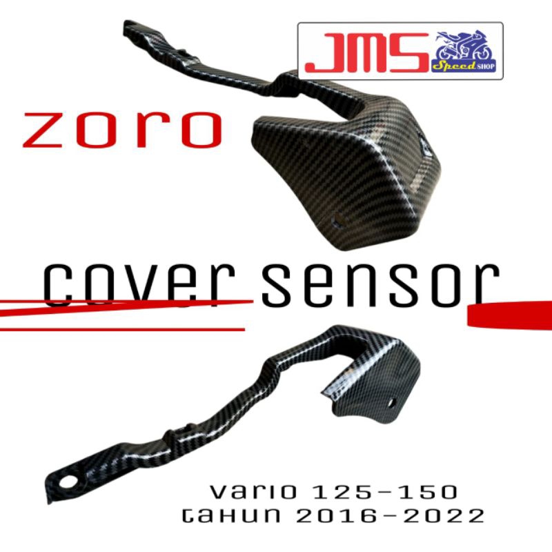 cover tutup sensor carbon di cvt vario125 sama vario150 zoro