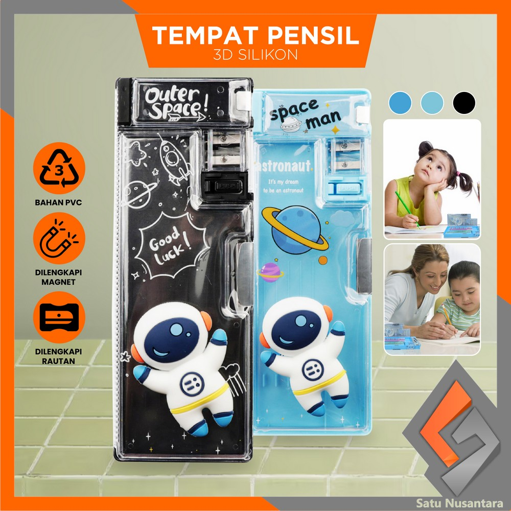 

SN-A59 Tempat Pensil Anak 3D Timbul Magnetic Multifungsi Alat Tulis Sekolah / Kotak Pensil Pencil Case Magnet Untuk Anak Tk