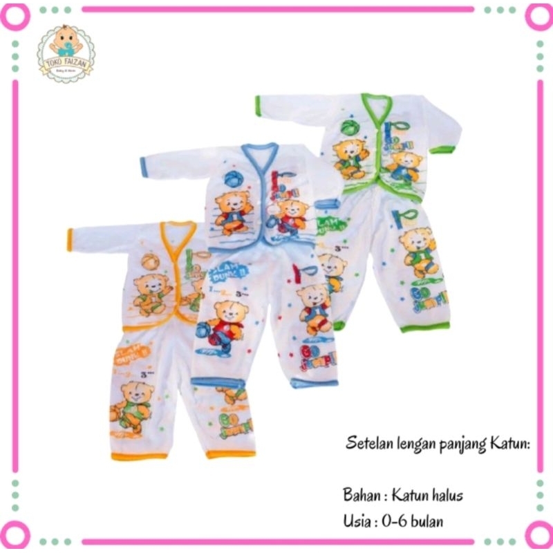 setelan baju bayi Catton