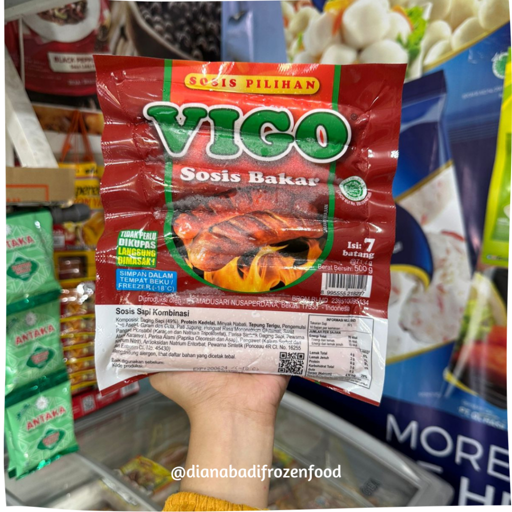 

VIGO Sosis Bakar Jumbo Sapi 500gr