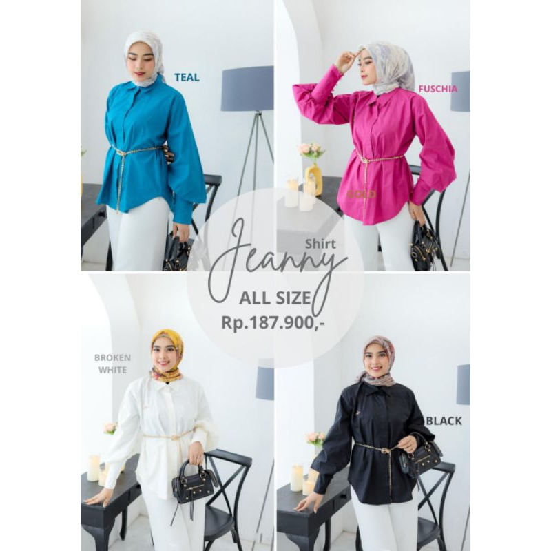 Jeanny Blouse Halwa Apparel