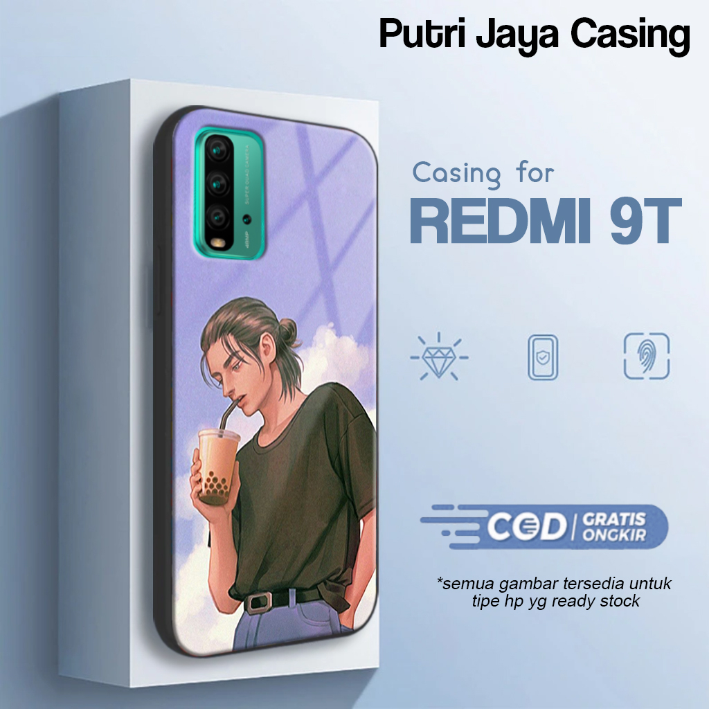 Case Redmi 9T Terbaru Eren Jaeger Casing Redmi 9T Hardcase Softcase Glossy Kesing Terlaris PutriCase