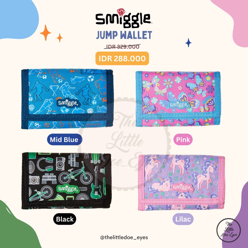 Smiggle Jump Wallet Original