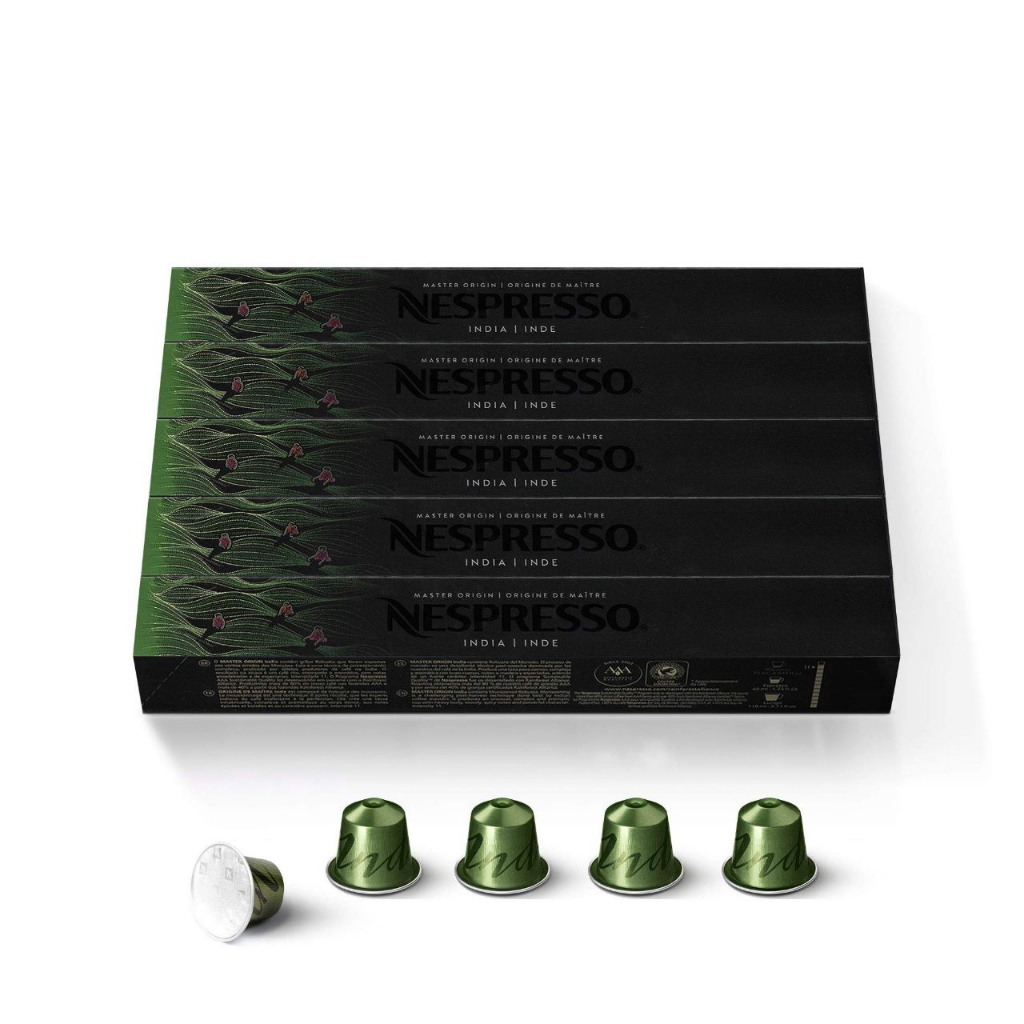 

Master Origin India kapsul kopi coffee capsules nespresso level 11