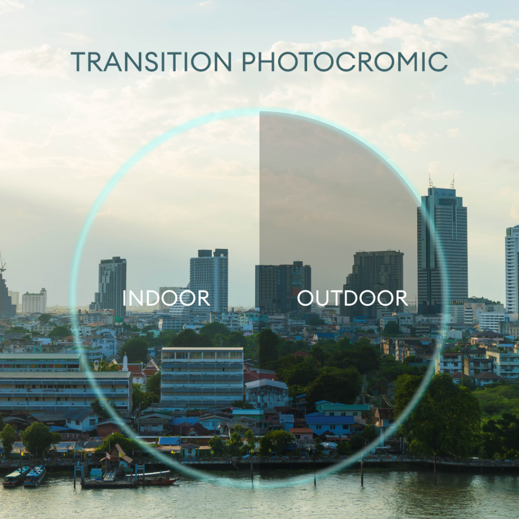 Robins kacamata Kotak Anti Radiasi Komputer Frame Kacamata Bisa Minus Photocromic Bluecromic Fashion Terbaru Pria Wanita 66013-7