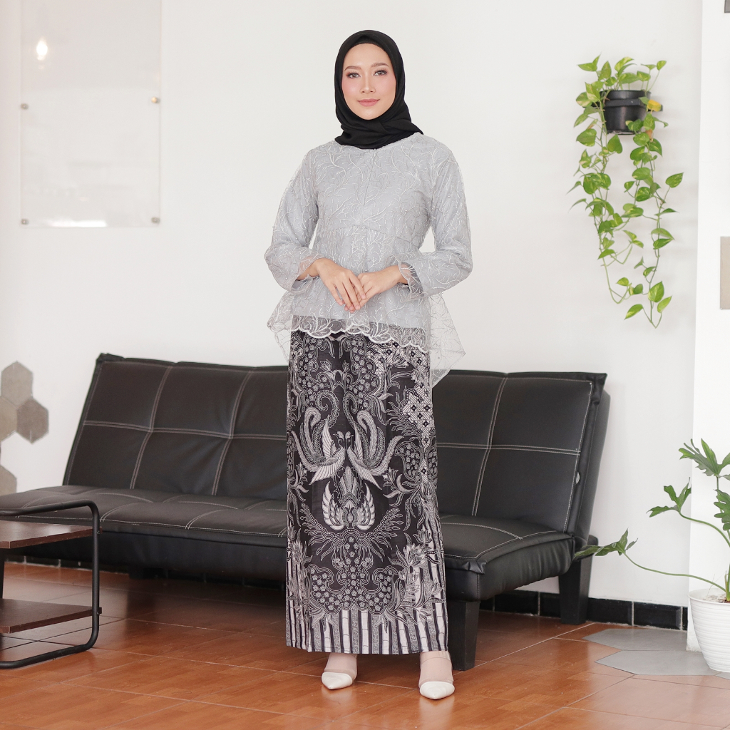 BATIK COUPLE TERMURAH-  Rok dan Kemeja Batik Andhini  Baju Wisuda Lamaran Kebaya Kondangan Resepsi