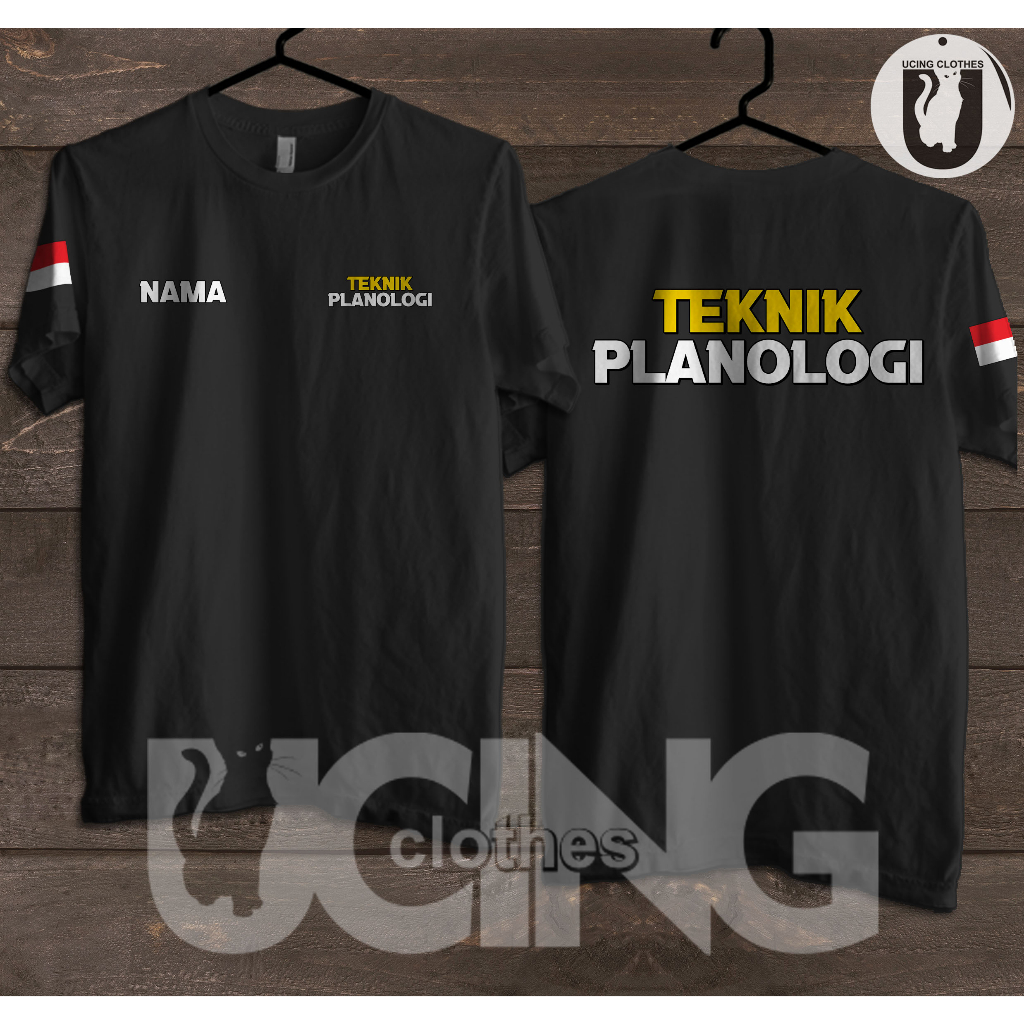 Kaos Baju Teknik Planologi Gratis Nama Kamu Kaos Distro