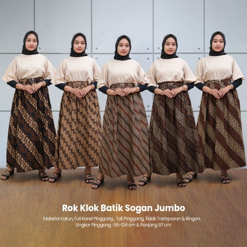 Rok Batik Motif Sogan Fit To Jumbo -Naira Batik