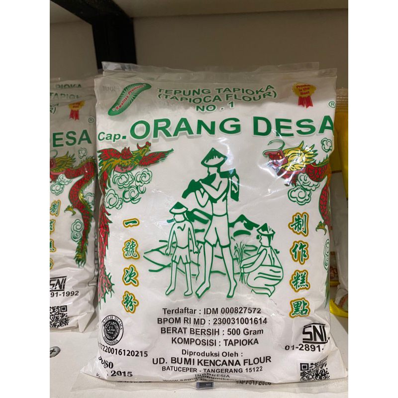 

tepung tapioka cap orang desa uk 500gr