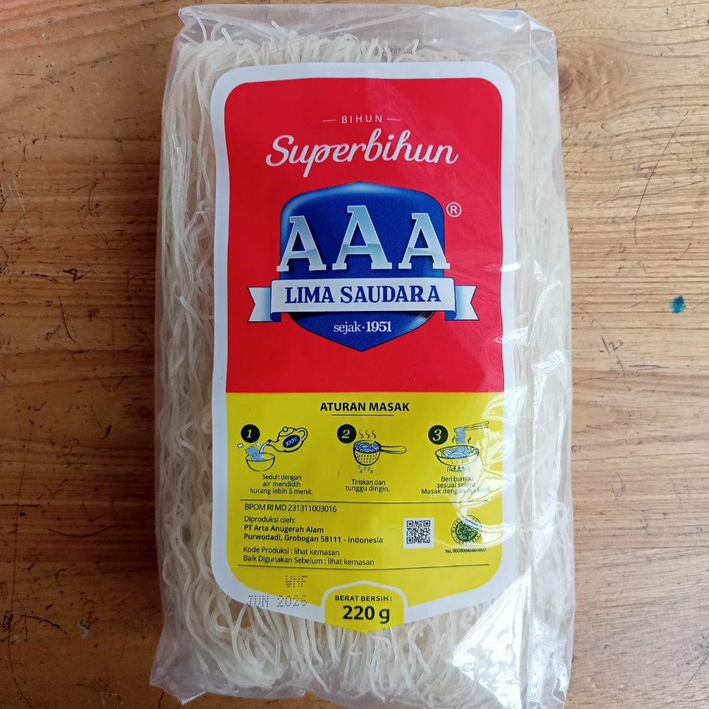 

BIHUN BERAS AAA 220 GR