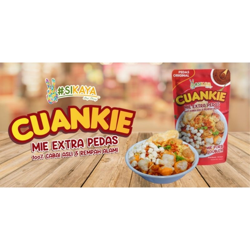 

Cuankie Mie Extra Pedas (Sikaya)