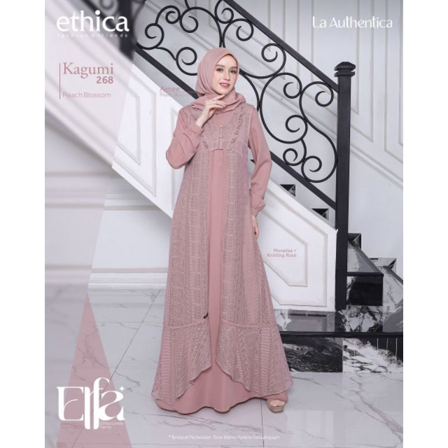 ETHICA KAGUMI 268 GAMIS WANITA MUSLIM /GAMIS BUSUI/GAMIS TERBARU