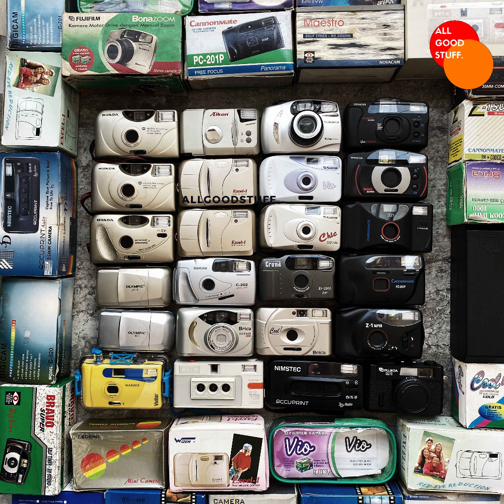 KAMERA ANALOG BARU - SAKU REUSABLE MURAH ROLL FILM  KAMERA BRICA AF240 ST / FUJI BONAZOOM / FUJI ZO 