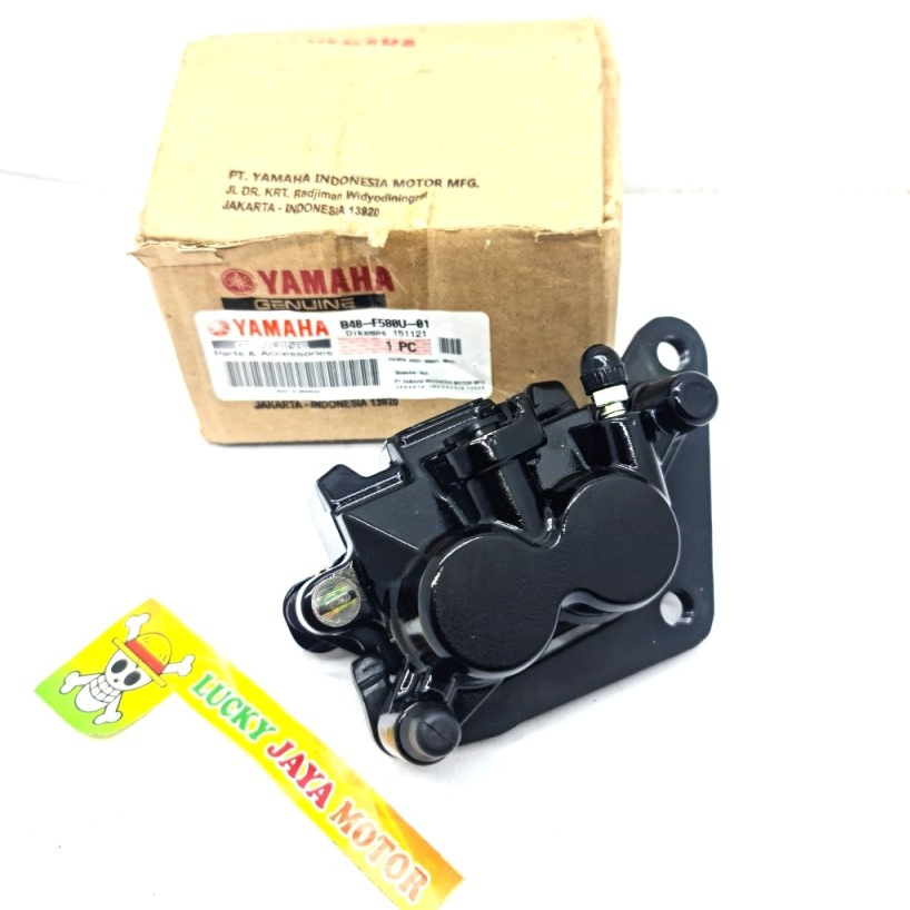 Caliper Kaliper assy palababi depan R15 New pnp Nmax Aerox 155 Led B48-F580U-01 ORIGINAL HITAM BLACK