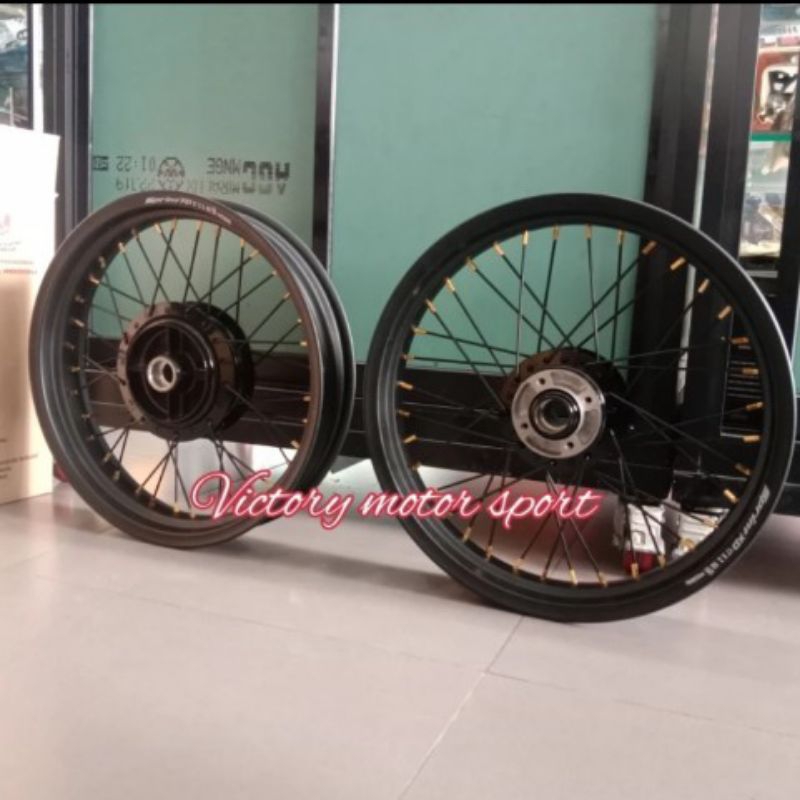 velg set w175 tapak lebar 250 300 ring 17