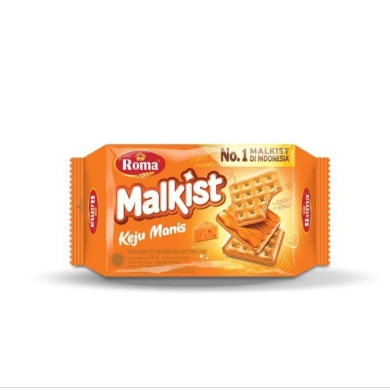 

Roma Biskuit Malkist Keju Manis 90gr