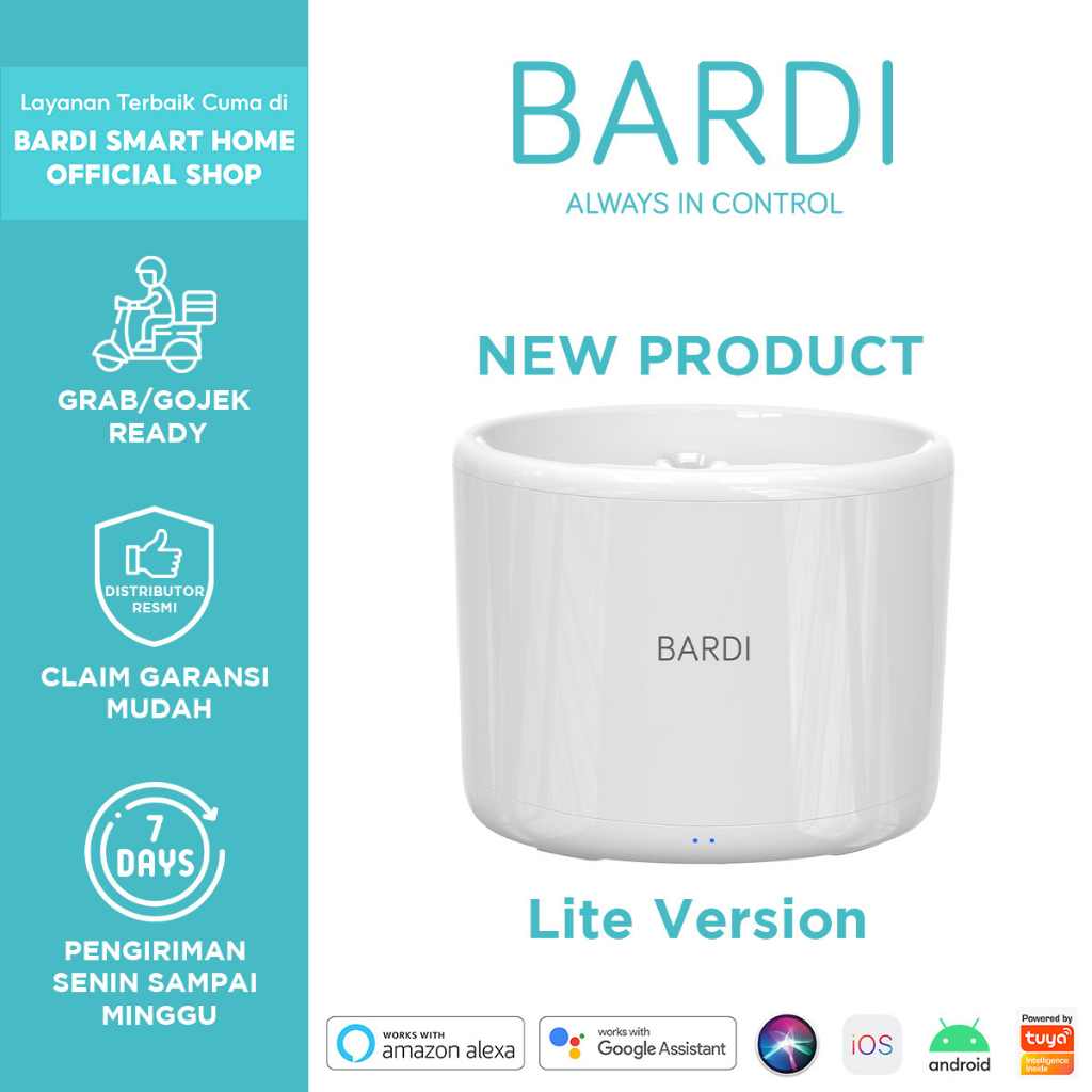 BARDI Smart WIFI Water Fountain Lite Version (Dispenser Minuman Anjing/kucing )
