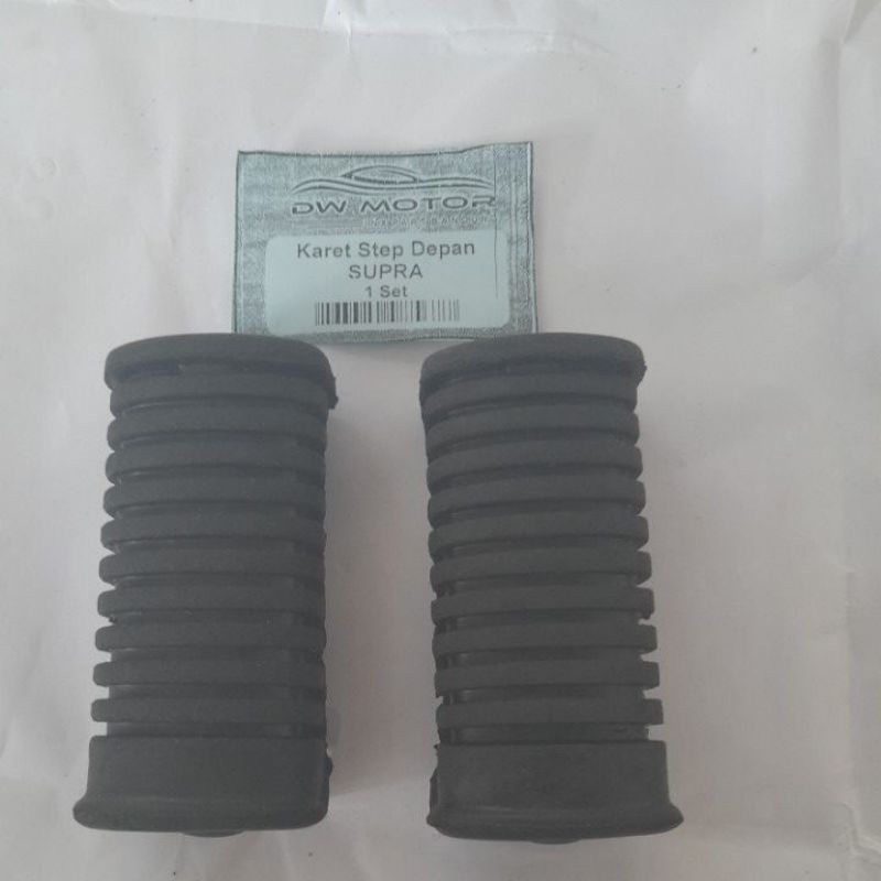 1 SET SATU PASANG KARET STEP DEPAN SUPRA BUSTEP DEPAN MOTOR SUPRA