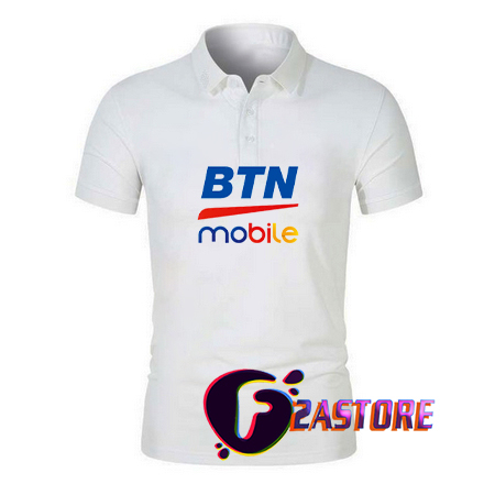 Kaos-Baju kerah model POLO T-shirts BANK BTN MOBILE BANKING BUMN - 03 F2ASTORE