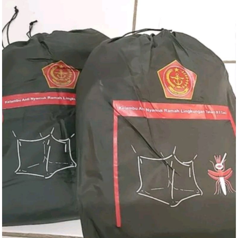 KELAMBU ANTI NYAMUK JATAH TNI/KELAMBU VELBED LAPANGAN TNI