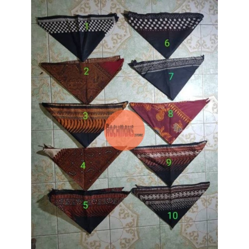 Udeng Batik Jaranan/ IKAT KEPALA Batik SEGITIGA