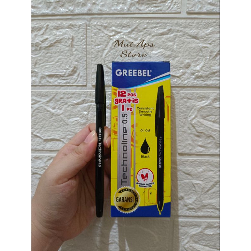 

Pen Greebel 12+1 Hitam