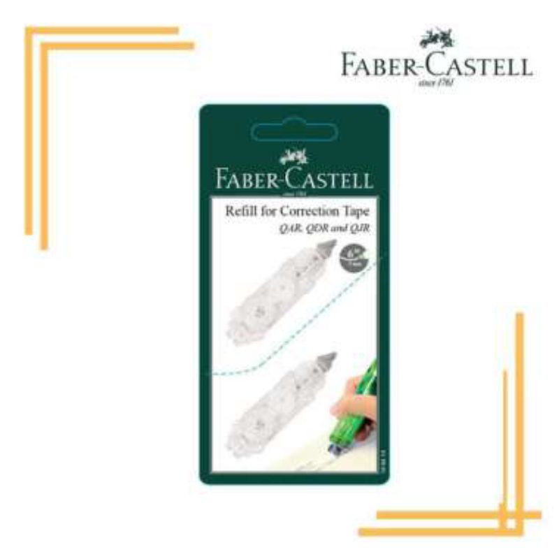 

Correction Tape Faber-Castell set 2 QAR QJR QBR 506