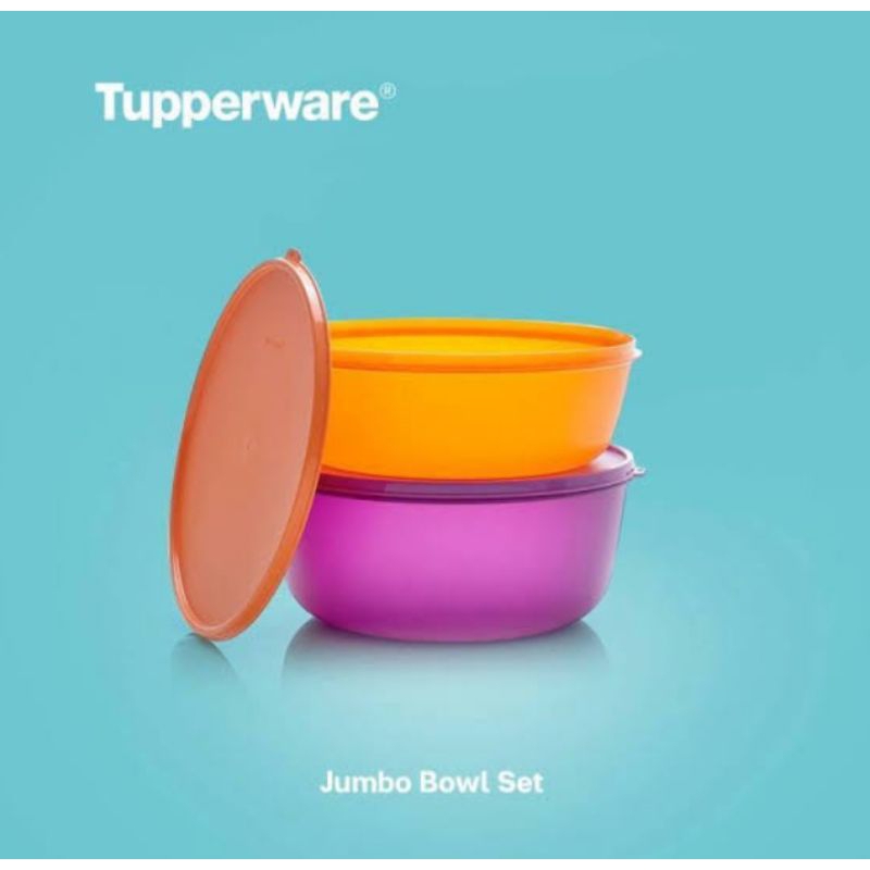 Jumbo bowl set tupperware