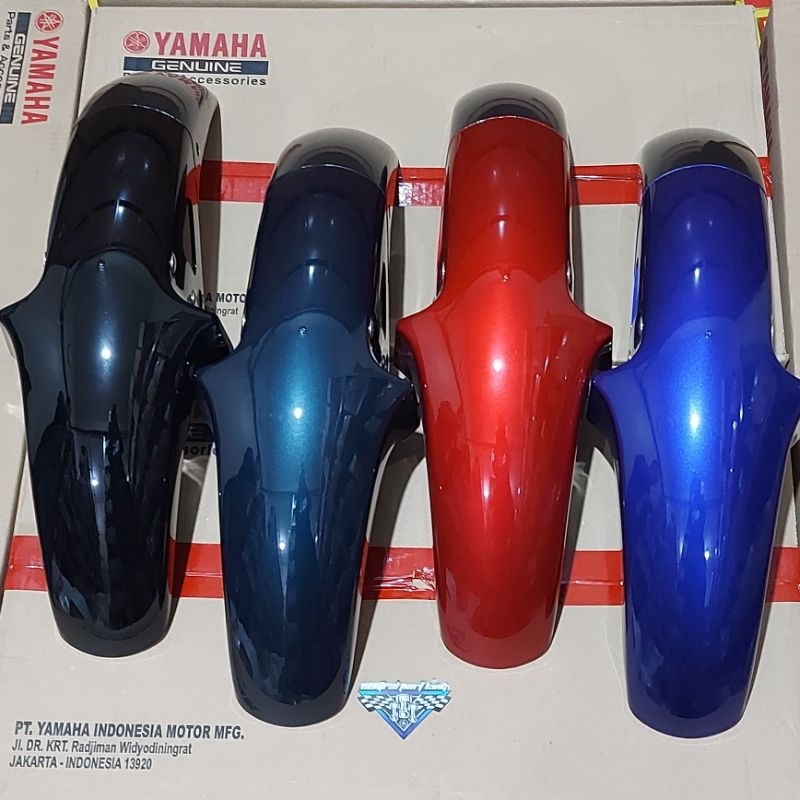 SPAKBOR SLEBOR DEPAN BIRU, HIJAU, HITAM, MERAH RX KING, RXZ, RXS ORIGINAL YAMAHA 3RS-F1510-02-0X / 3