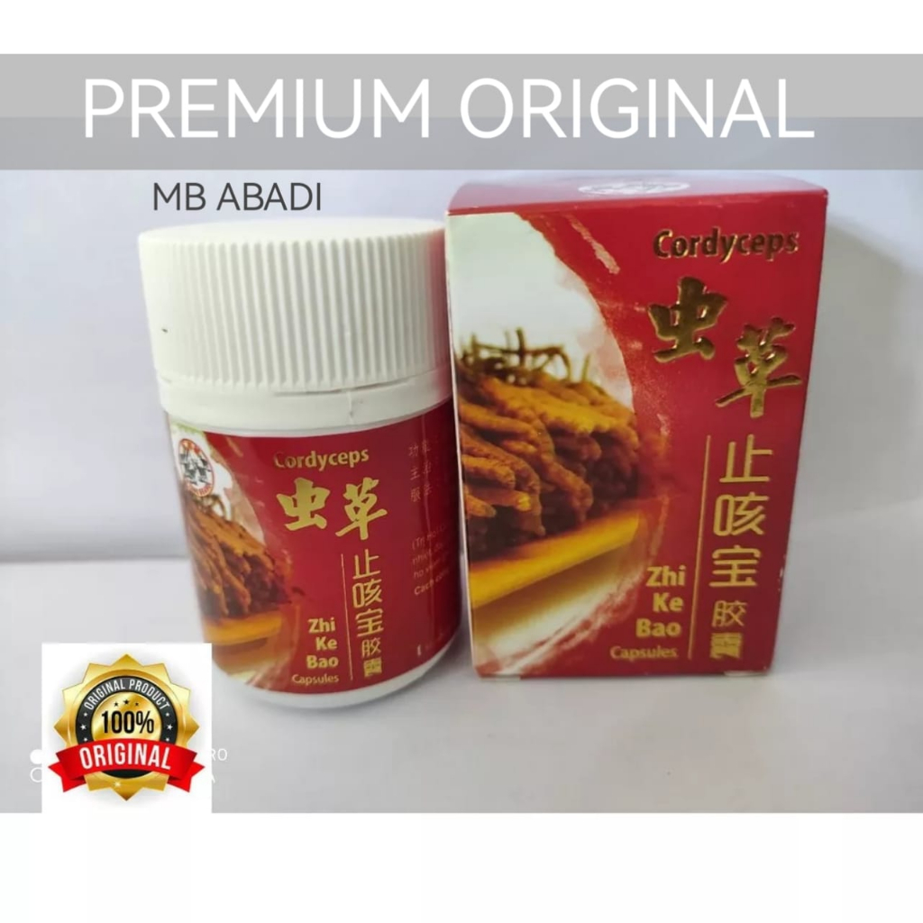 

[ASLI 100%] OBAT BATUK ASMA SESAK NAFAS HERBAL MANJUR CORDYCEPS ZHI KE BAO KAPSUL