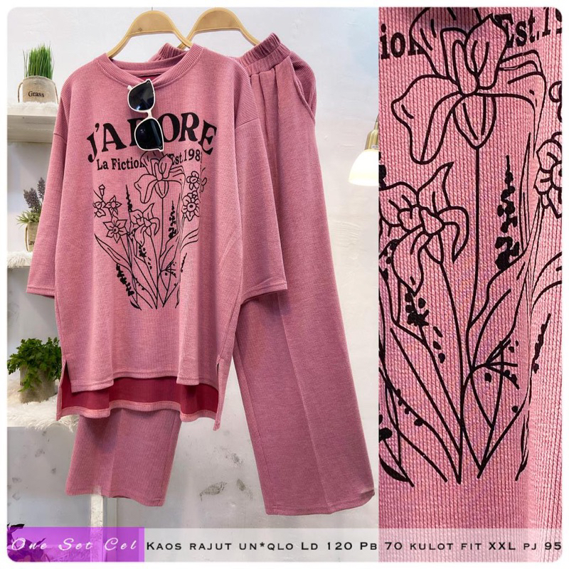 One set kaos uniqlo