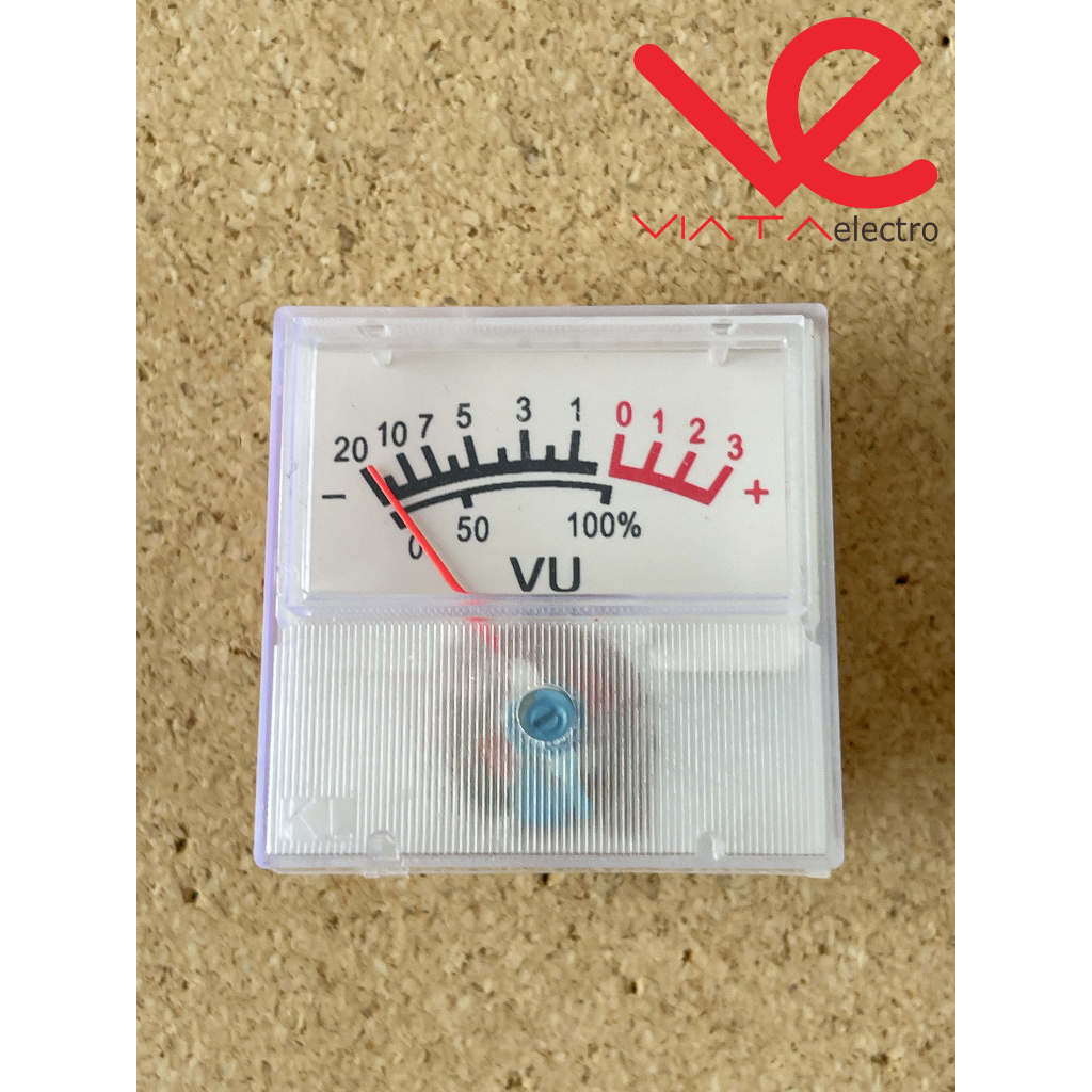VU METER SEDANG 4 x 4cm VU METER ANALOG 40mm AC/DC UPS