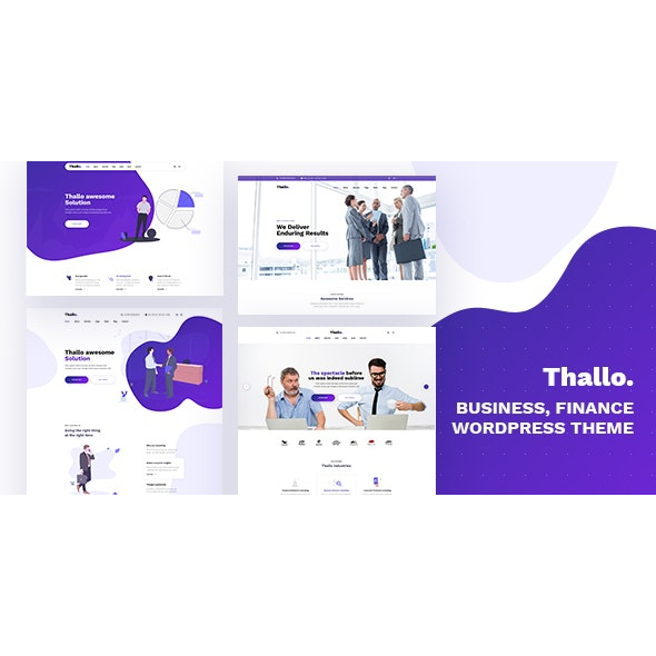 Thallo - Consulting & Finance WordPress Theme