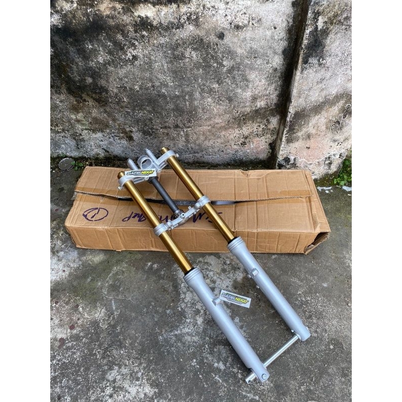 Skok Shock depan ninja rr import as gold pnp cb gl100 gl megapro tiger