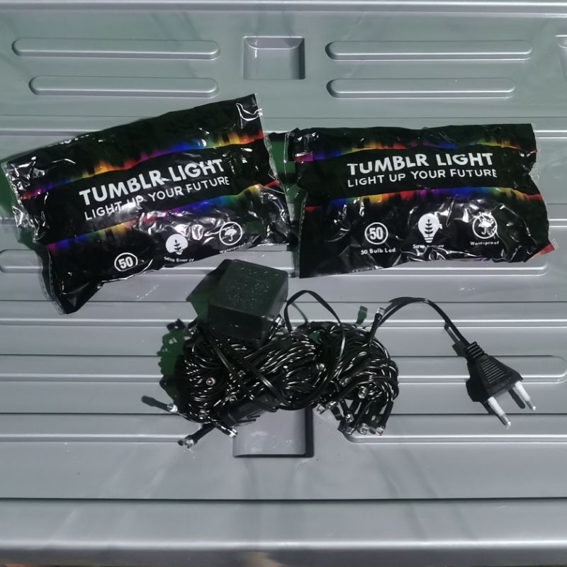 Lampu tumblr Kabel Hitam