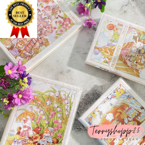 

BUKU DIARY A5 ANIME KLASIK PICNIC PARTY CUTE BUKU CATATAN BISA COD