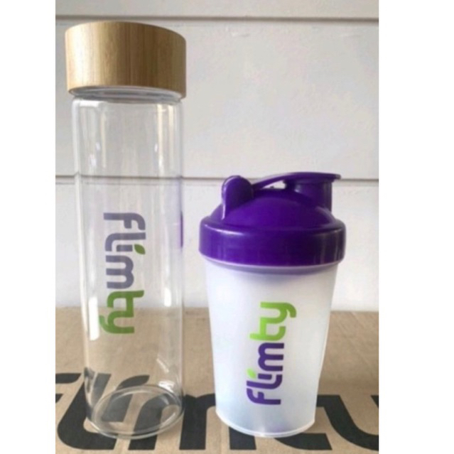 BOTOL SHAKER / BOTOL KACA FLIMTY DAN FLIMEAL