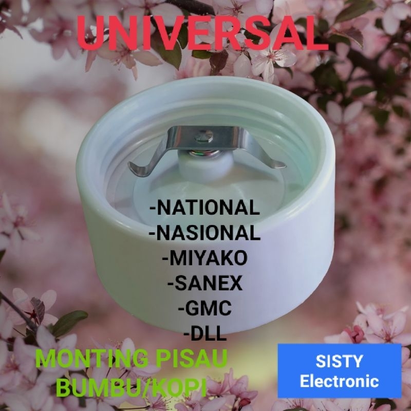 Monting Mangkok Pisau Bumbu/Kopi Blender National Nasional Miyako body Tebal