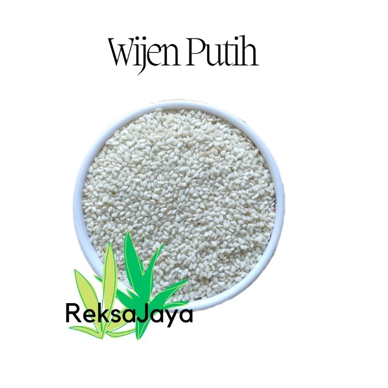 

Biji Wijen Putih 100 Gram/ White Sesame Seeds/ Wijen Mentah/ White Sesame Seed