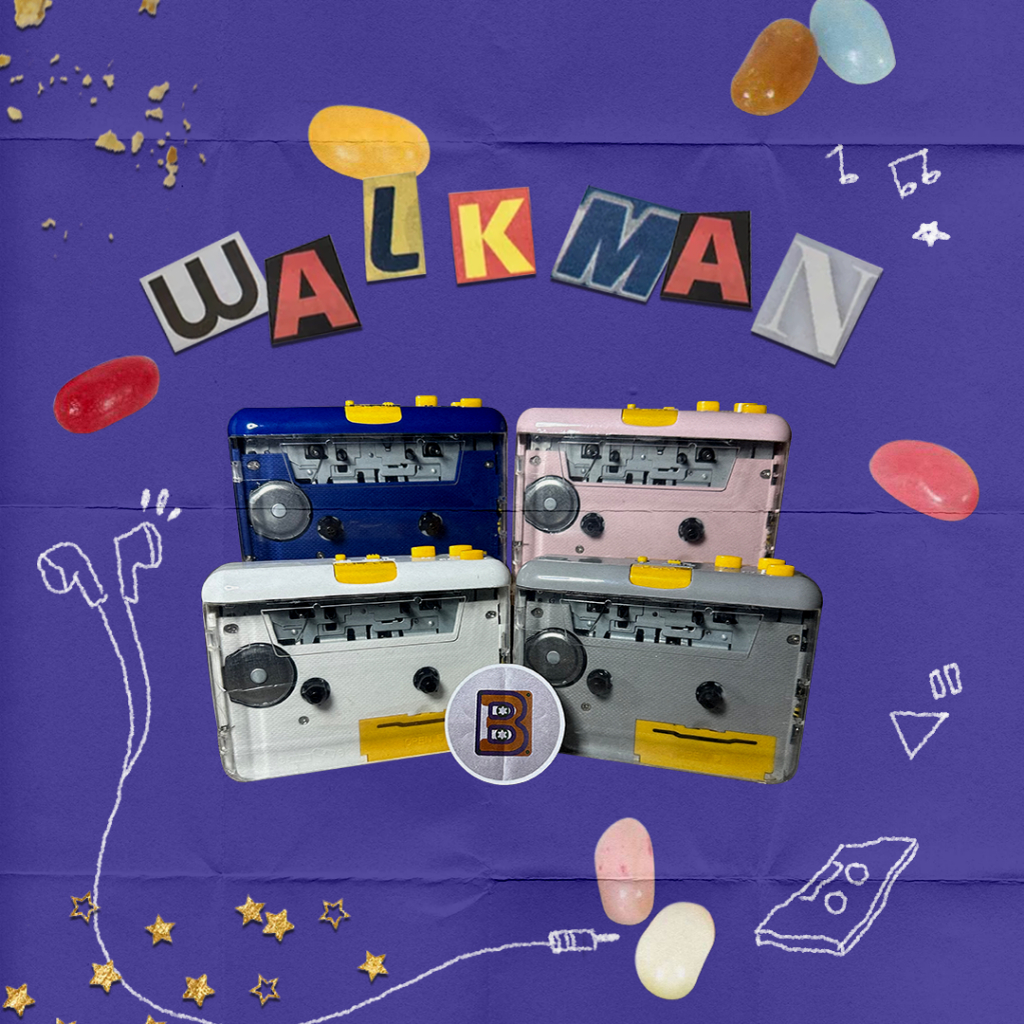 [FREE MIXTAPE] Walkman Cassette Tape Player Pemutar Kaset Pita Transparan