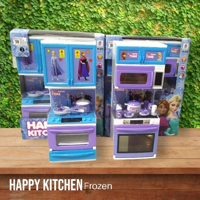 Mainan Anak Perempuan Masak Masakan Dapur Happy Kitchen Frozen Dapur Jumbo