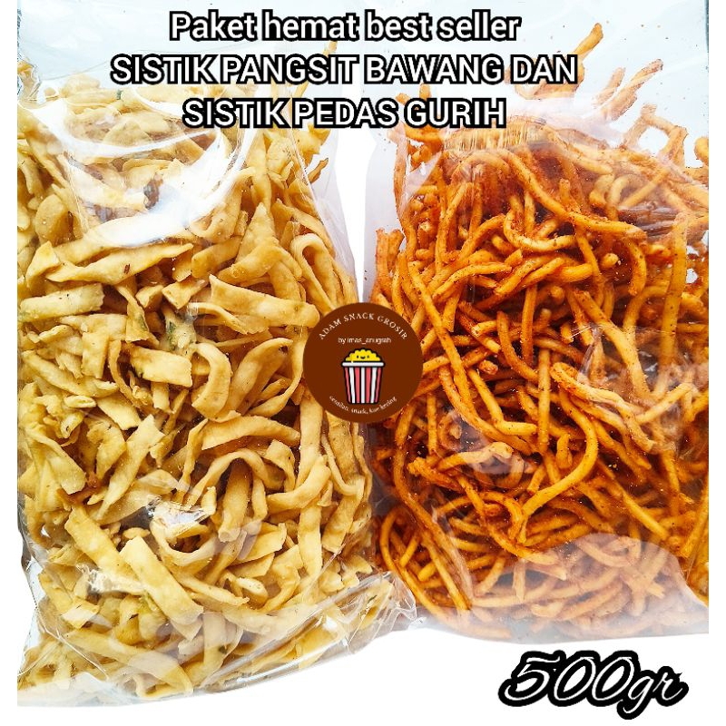 

PAKET BEST SELLER SISTIK BAWANG DAN SISTIK PEDES GURIH 500GR