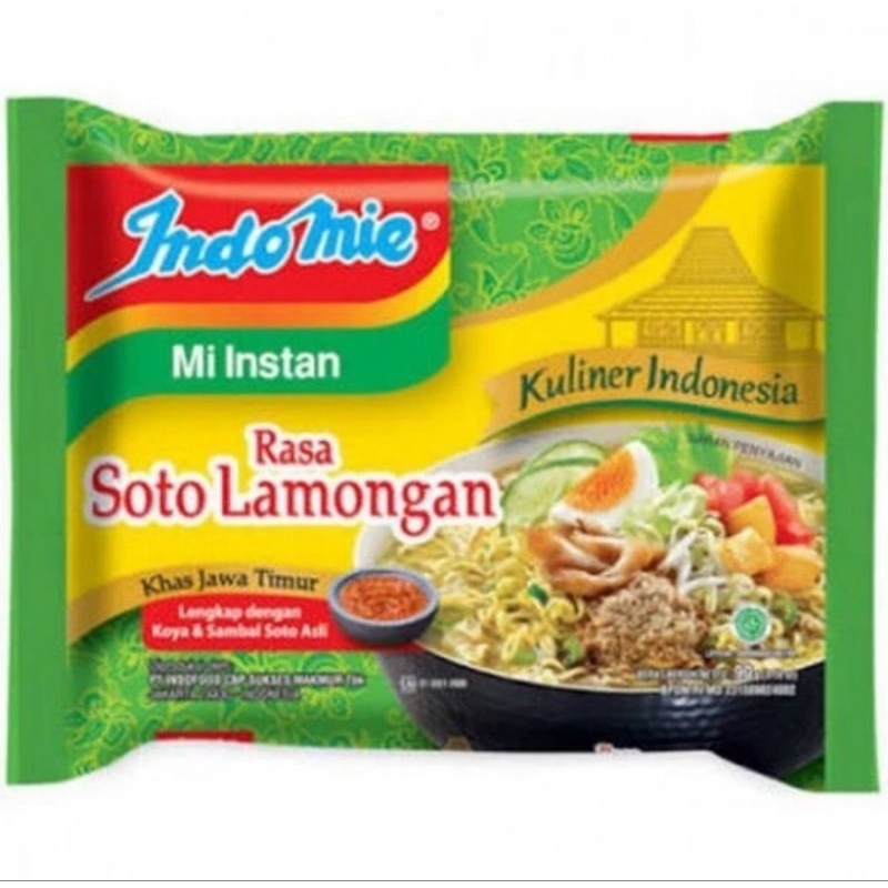 

Indomie Mi Instan Rasa Soto Lamongan