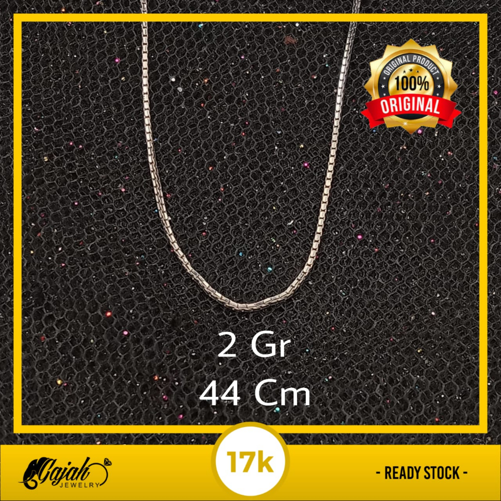 Kalung Emas 17K - 2 Gr Kadar 750 - 5452