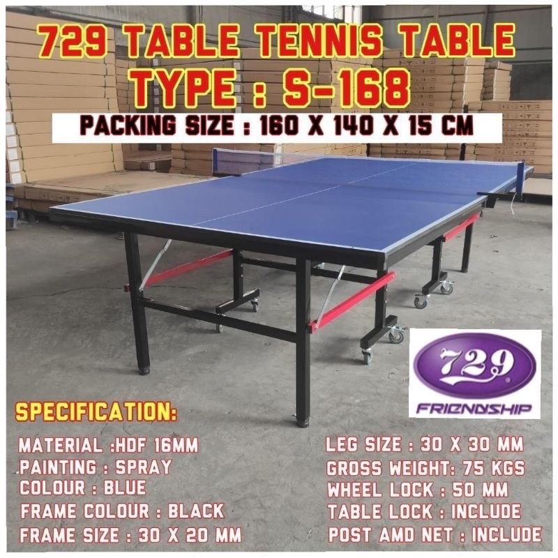 Meja Pingpong Tenis Meja 729 S-168