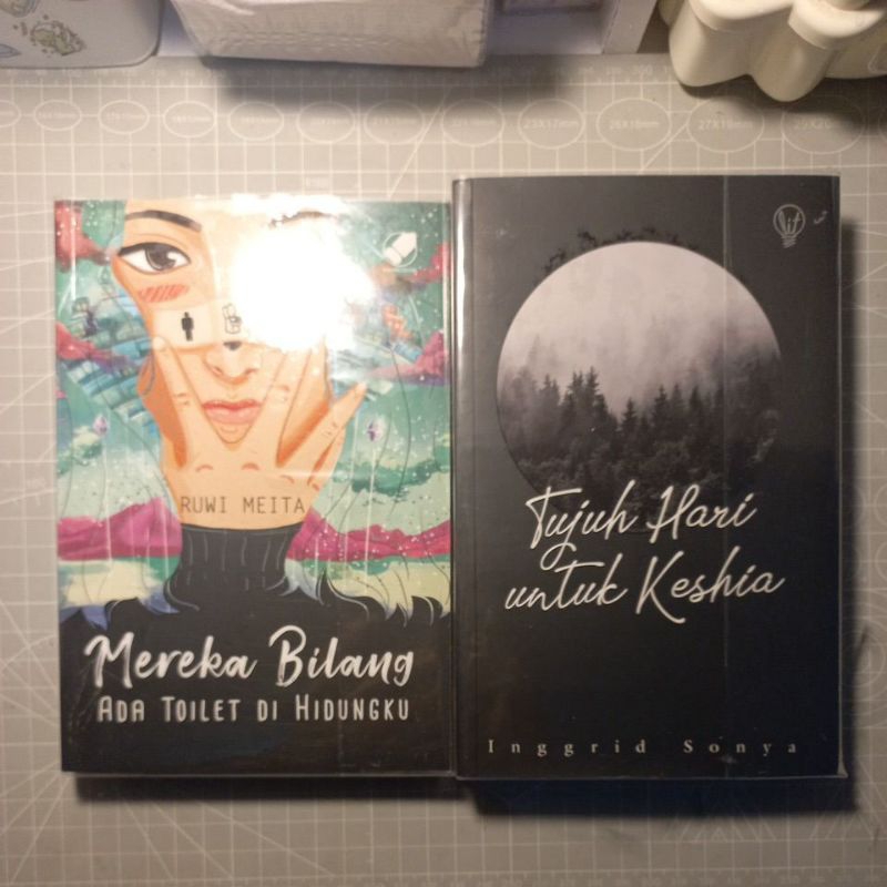 [booked] novel mereka bilang ada toilet di hidungku dan tujuh hari untuk keshia